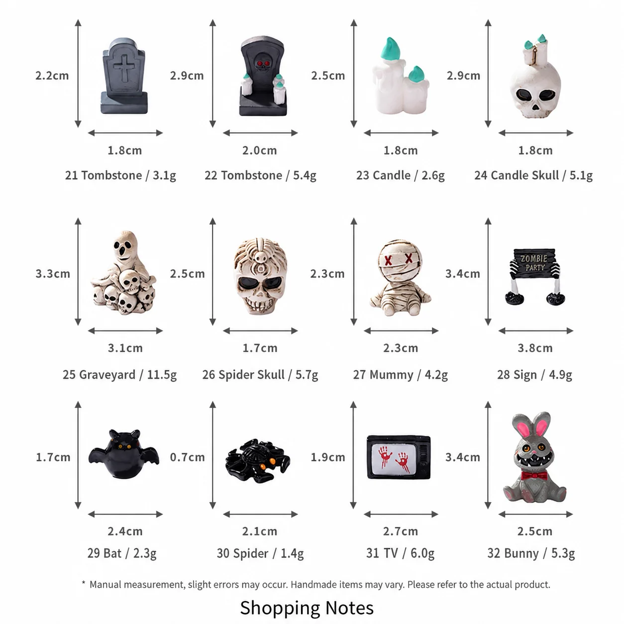 Easter Figurine Handcrafted Spooky Holiday Figurine Holiday Decorative Figurine Three-Dimensional For Room Holiday Decoration