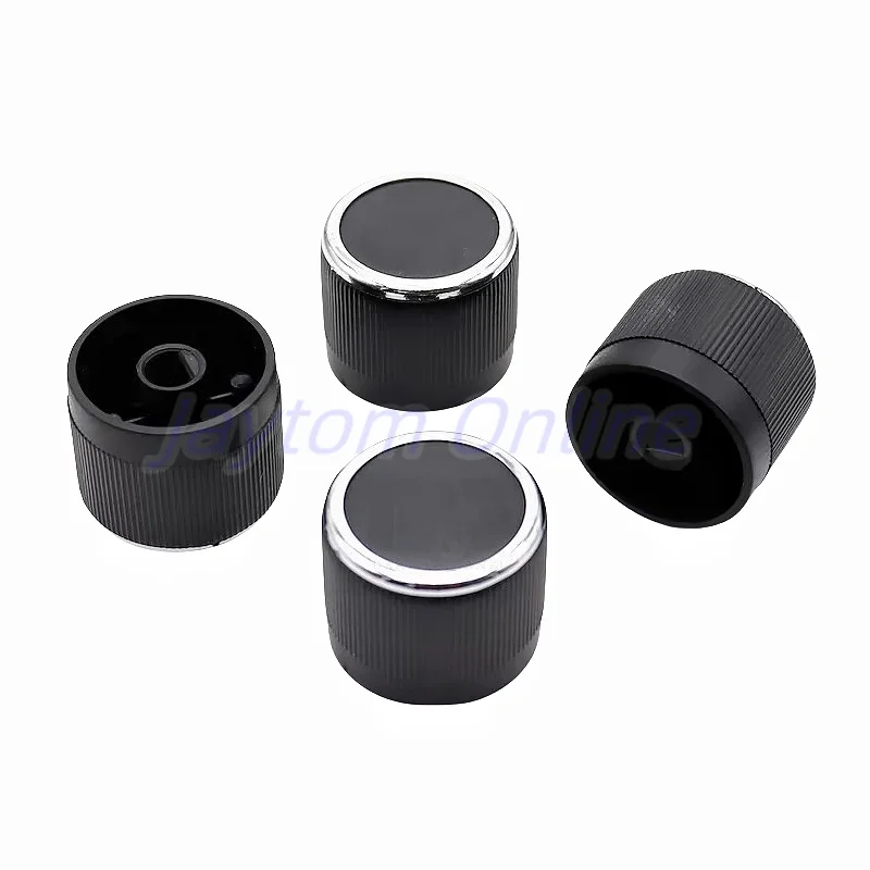 1pc Car Navigation Volume Modification Knobs 25x20mm Plastic Switch Cap 6mm Half D Shaft Car Repair Supplies Replacement Button