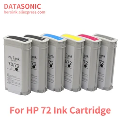 For HP 72 Ink 6 Color 130ml Compatible Ink Cartridges with Chip For HP72 Designjet T610 T770 T795 T1100 T1120 T1200 T1300 T2300