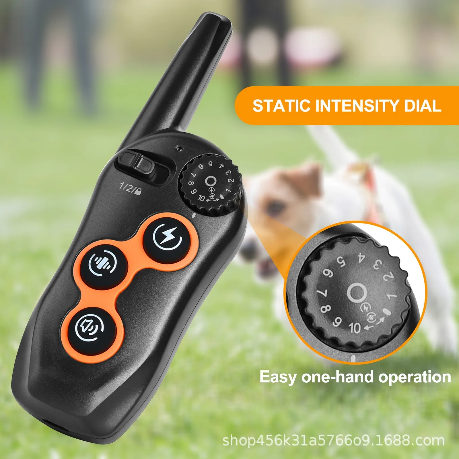 Training Collar Shock Collar with Remote Range1300ft 3 Training Modes Rechargeable Electric Shock Collar Small Medium Large Dogs