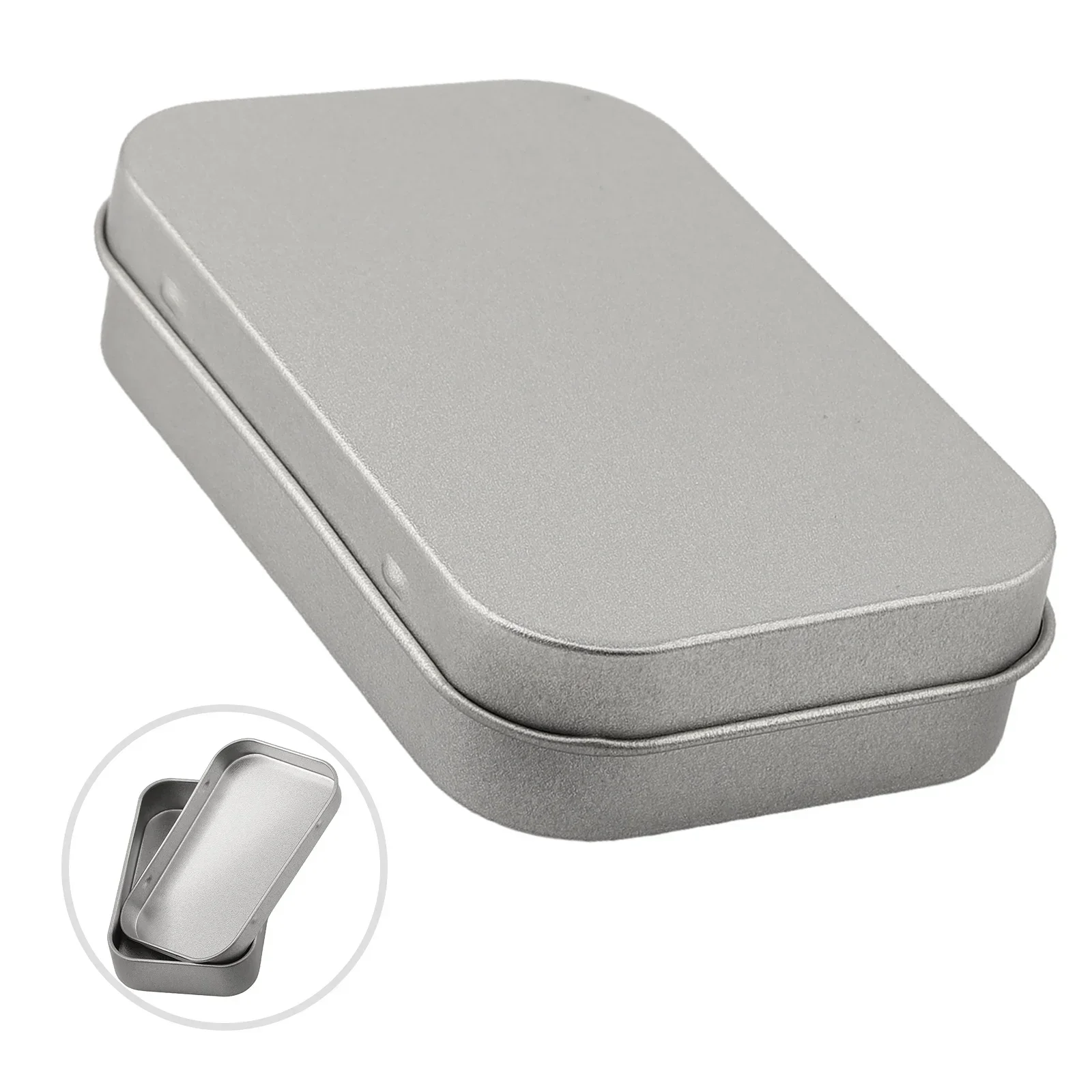 Storage Case Tinplate Box Small Items Sturdy Survival Travel Camping Hiking Iron Outdoor Brand New High Quality