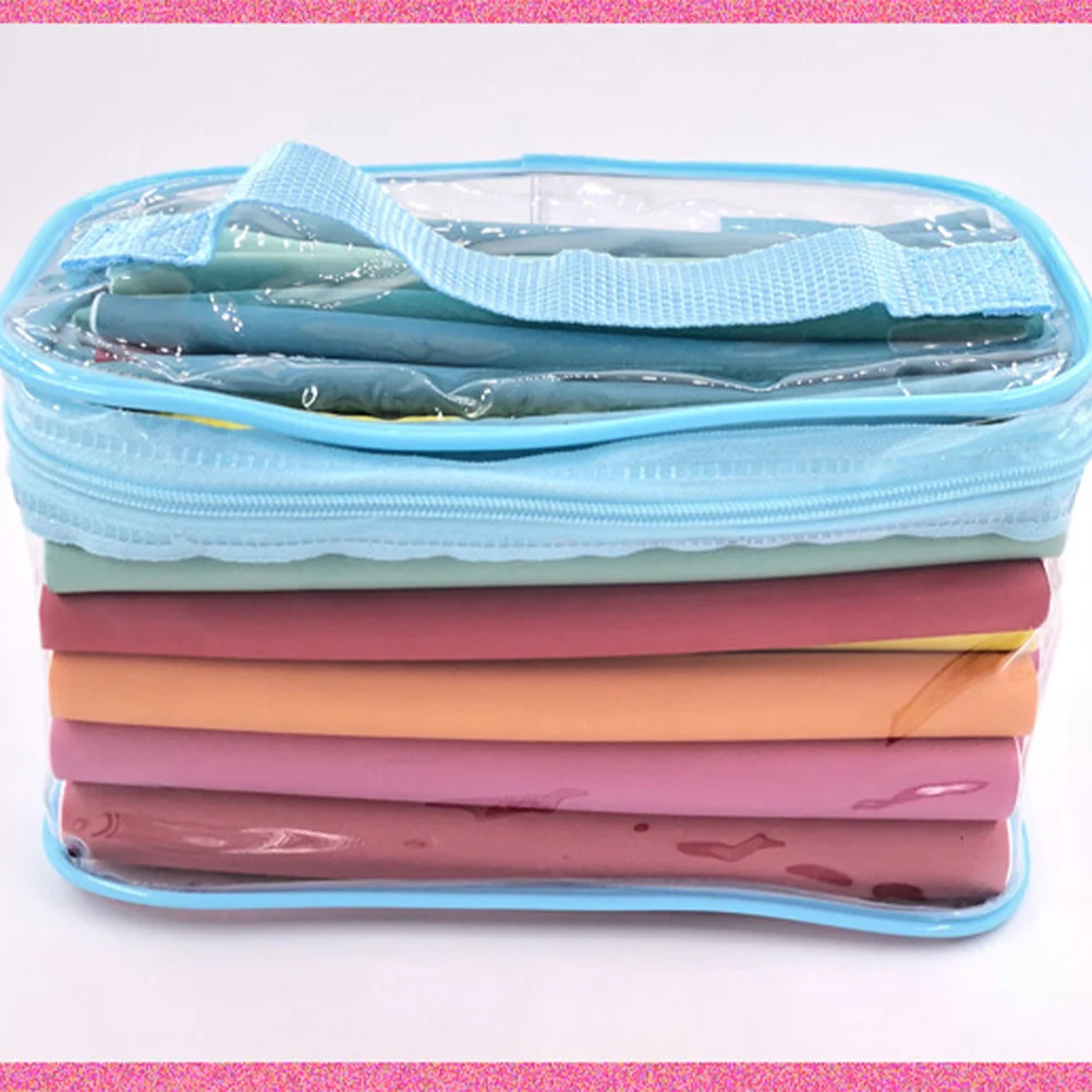 

42Pcs Hair Curlers Rubber Flexible Rods Heatless Curling Sticks for All Hair Types Sleep Safe Rollers Curling Flex Rods