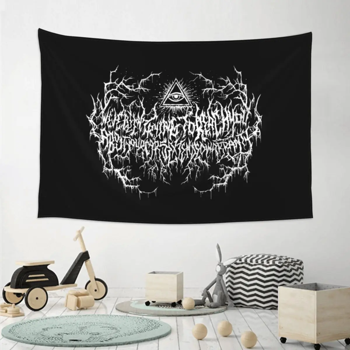 We've Been Trying To Reach You About Your Car's Extended Warranty Death Metal Logo Tapestry Aesthetic Home Decoration Tapestries