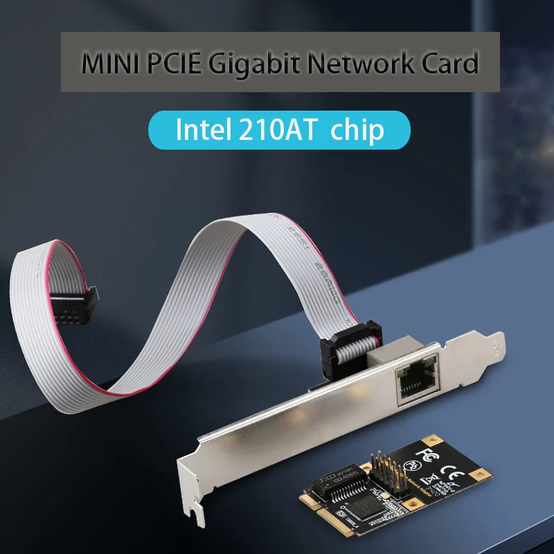 

Gigabit network adapter Game PCIE Card Mini PCI-E Gigabit Network Card RJ-45 LAN Adapter gaming adaptive for desktop computer