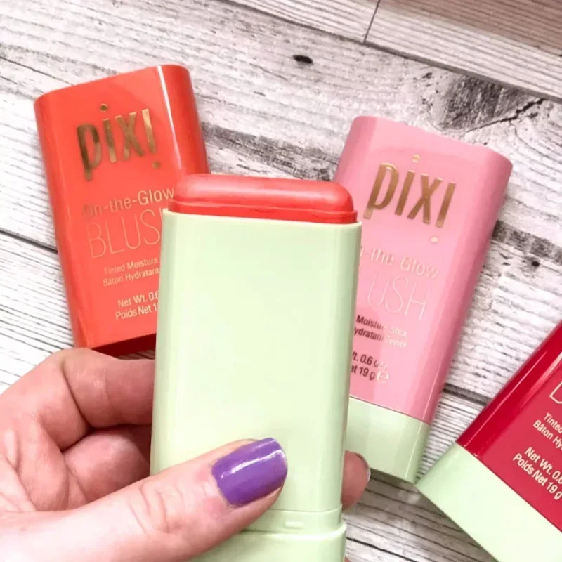 Pixi-Bâton de blush imperméable pour le maquillage, produit fonctionnel, facile à appliquer, crème pour blush, rendu de haute qualité, éclaircissant le teint de la peau, tendance