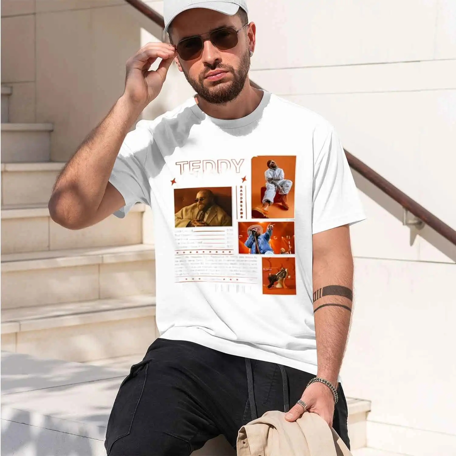 Teddy Swims Soulful Performances Concert Highlights Showcase Live Set Moments Womens clothing men's crew neck t-shirt 2026 New M