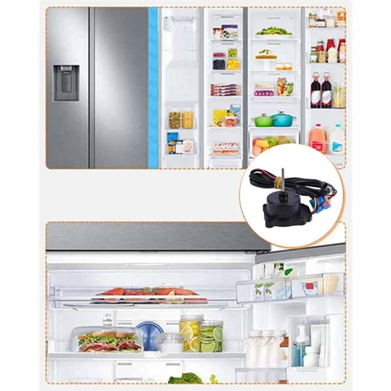 A74G-EAU64843805 Сменный двигатель вентилятора конденсатора морозильной камеры с лезвием EAU65058502 EAU65058501 для холодильника Kenmore в сборе