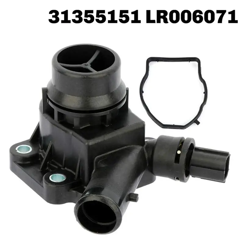 31355151 LR006071 Petrol Coolant Thermostat Housing With Gasket For Land Rover Freelander LR2 Volvo S60 XC60 3.2L