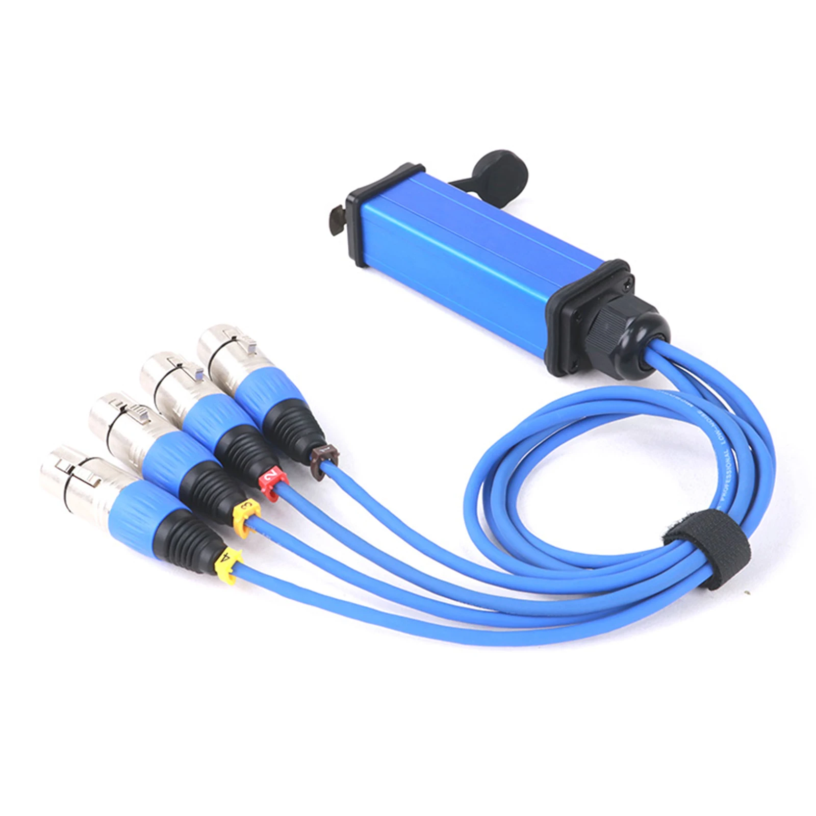 0.5M-10M Netwerkomzetter Dmx Rj45 Cat6 Vrouwelijk Naar 4 3 Pins Xlr Mannelijke Of Vrouwelijke Connectoren Kabel Audio Adapter Signaal Extender