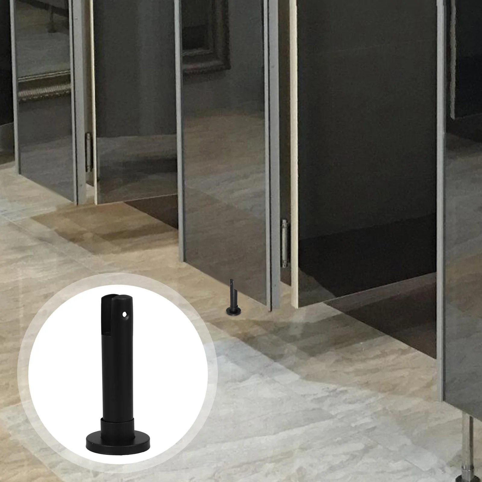 

Adjustable Stainless Steel Partition Support Foot For Toilet Cubicle Hardware Bracket Clamping Base Bathroom Supply Restroom