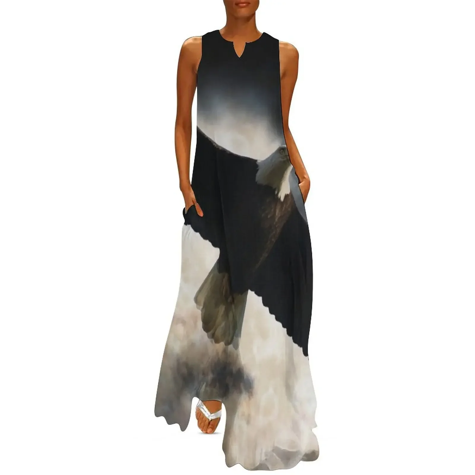 

Soaring Eagle in Stormy Skies Long Dress Evening dresses Long dresses dress Dress