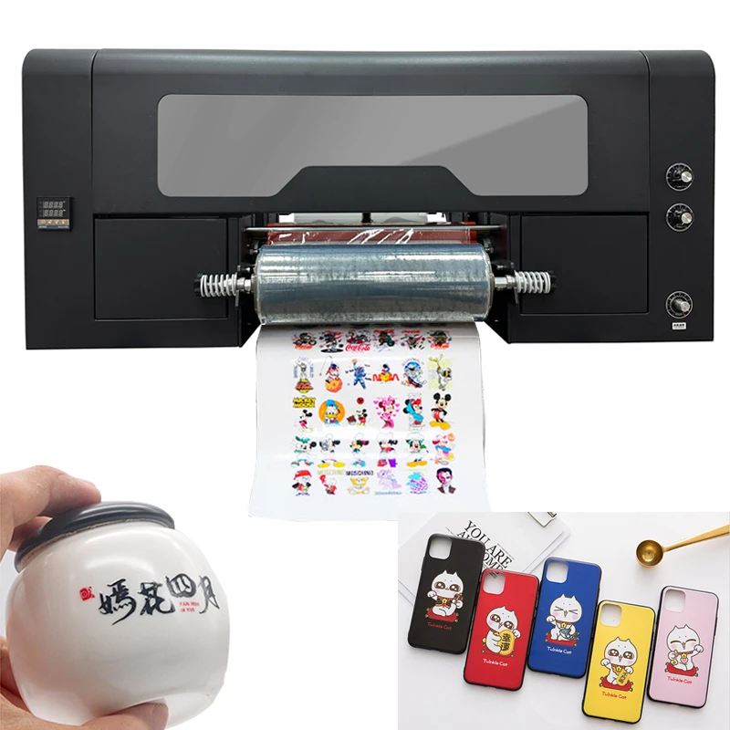 Uv Dtf Printer Wraps Sticker Pen Cup Phone Case Label Roll Ab Film Transfers Varnish Uv Ink  Xp600 Uv Dtf A3