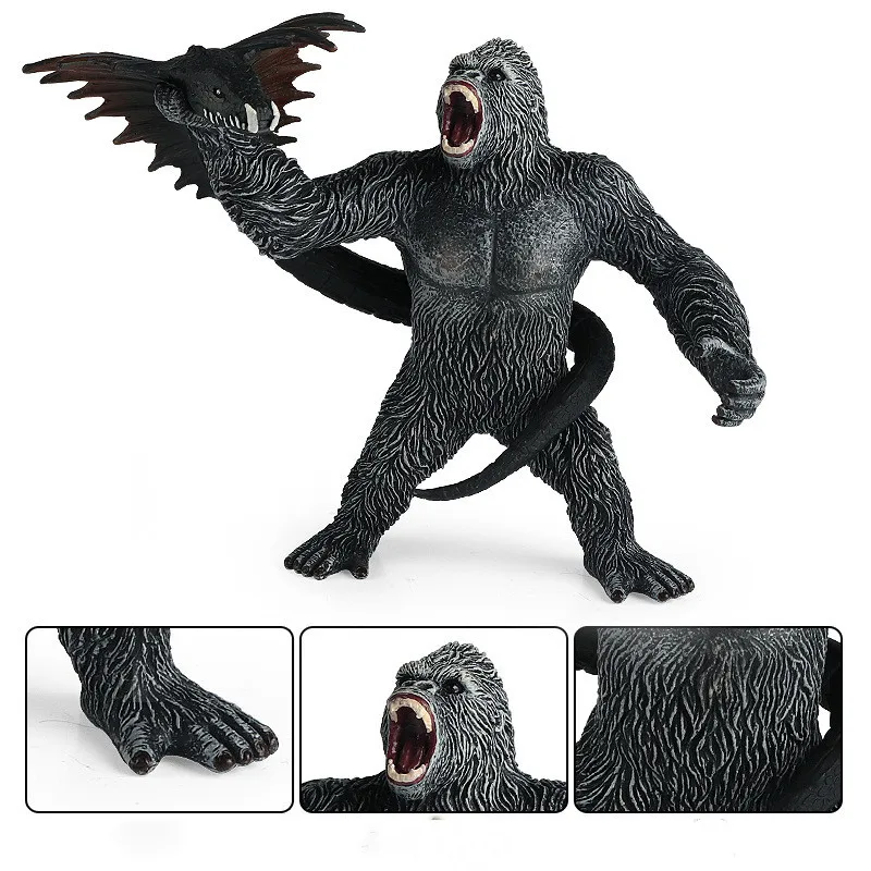 Godzilla vs Kong snake King Kong Statue Model Collect Figure Toy Kids Solid toy No Box