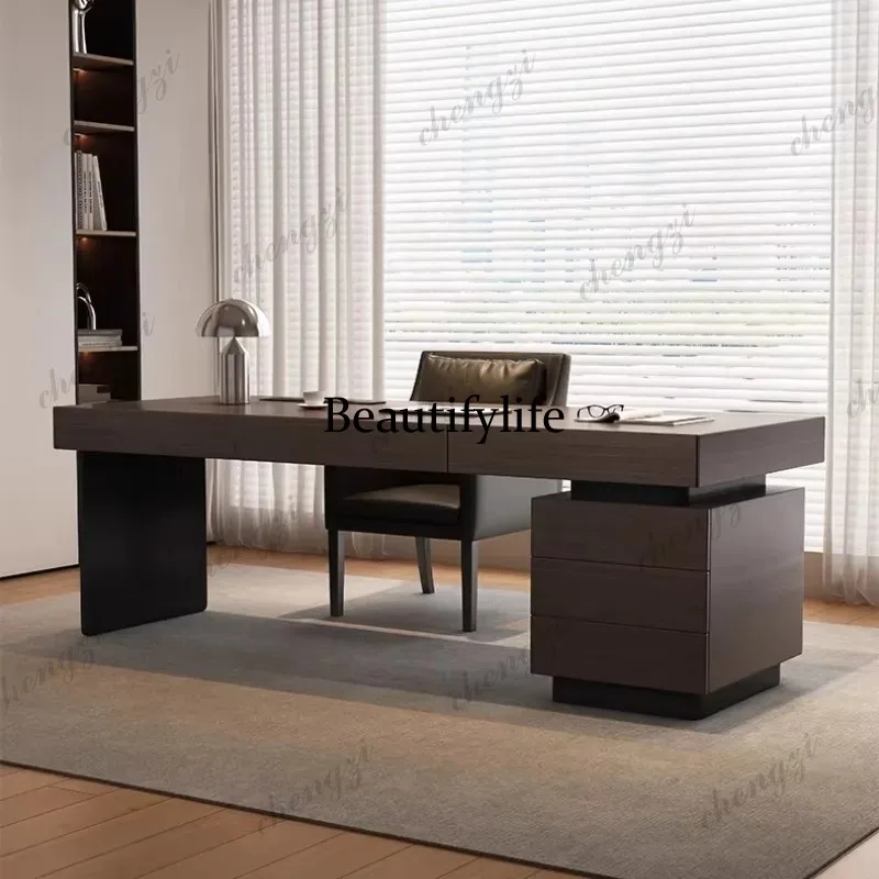 Z138 Designer Drawers Storage Office Desks Modern Manager Luxury Standing Home Office Desks Standing Writing Escritorio