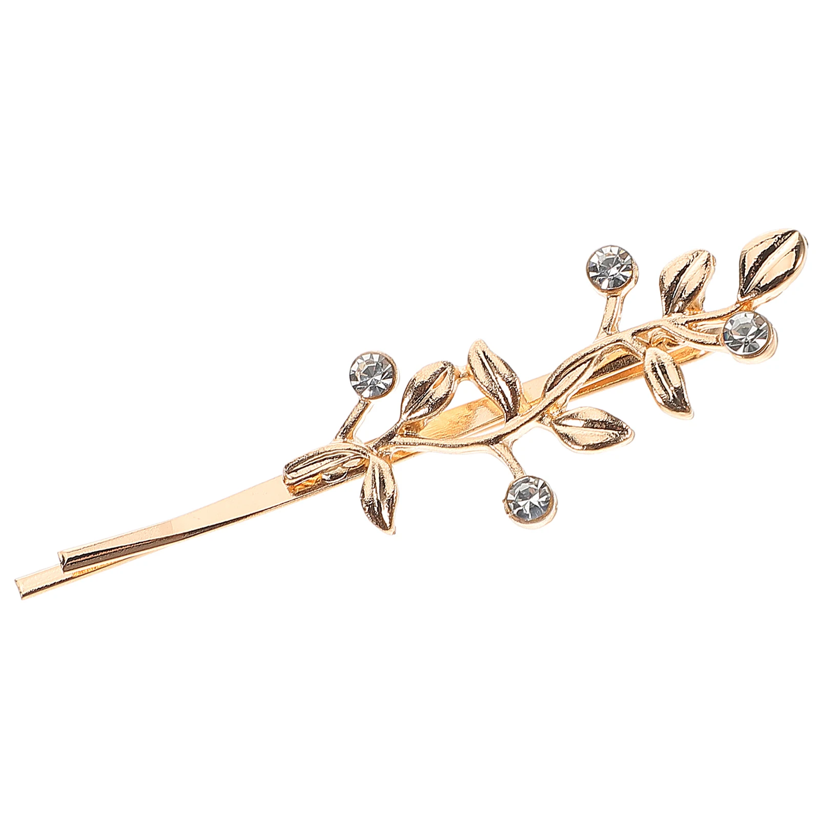 

Branch Rhinestone Pins Vintage Metal Flower Claw Clip For Women Decorative Hair Slides Alligator Hair Accessories Styling