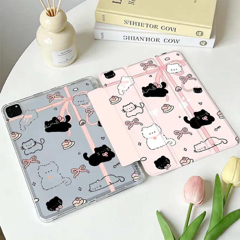 TPU Bumper Tri‑Fold Protective Tablet Case For Redmi Pad SE 11 Xiaomi Pad 7/7Pro 8/8Pro 11.2 Xiaomi Pad 5/5Pro 6/6Pro 11 inch