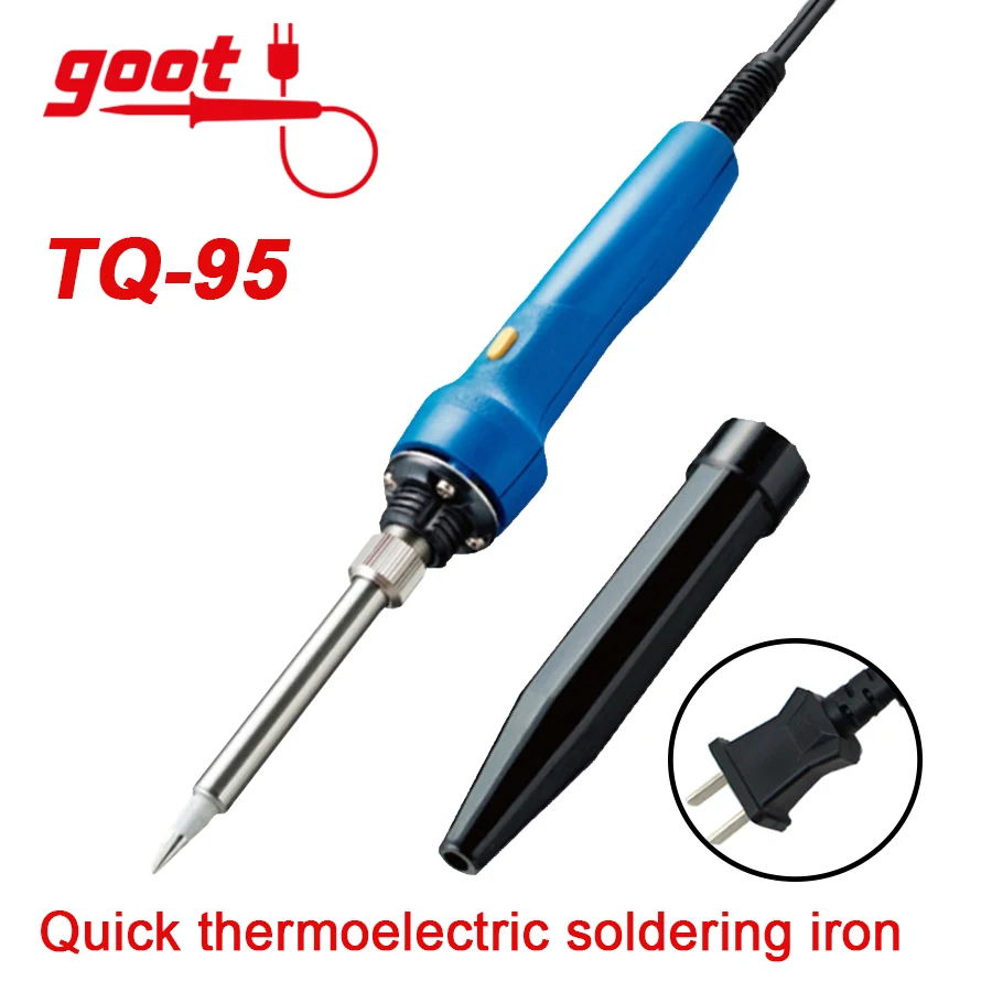 

GOOT Quick Thermoelectric Soldering Iron Made in Japan Repair Tools Power Adjustable 220V/110V Welding Repair Tool TQ-95