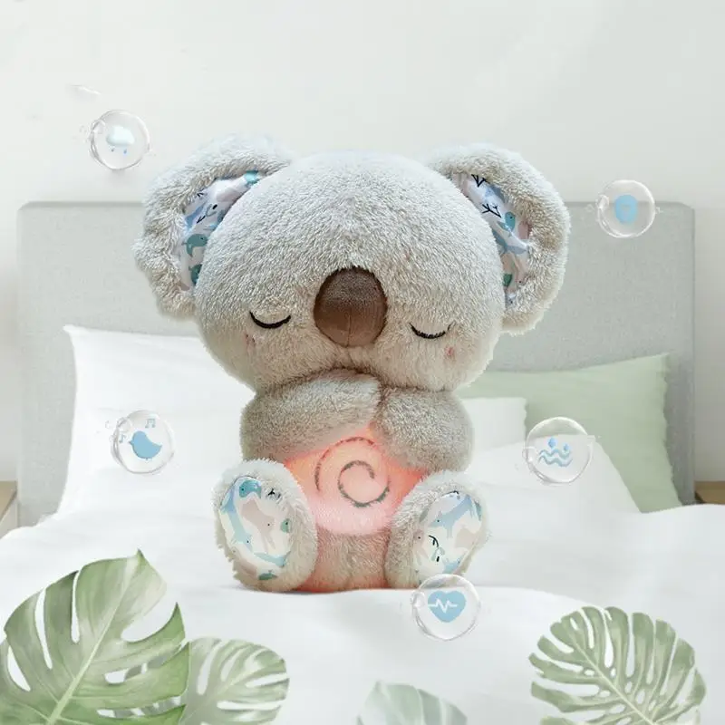 

Kids Sleep Soother Music And Light Adjustable Kids Soother Sound Machine With Music Lights Bedtime Musical Soothe Snuggle Koala