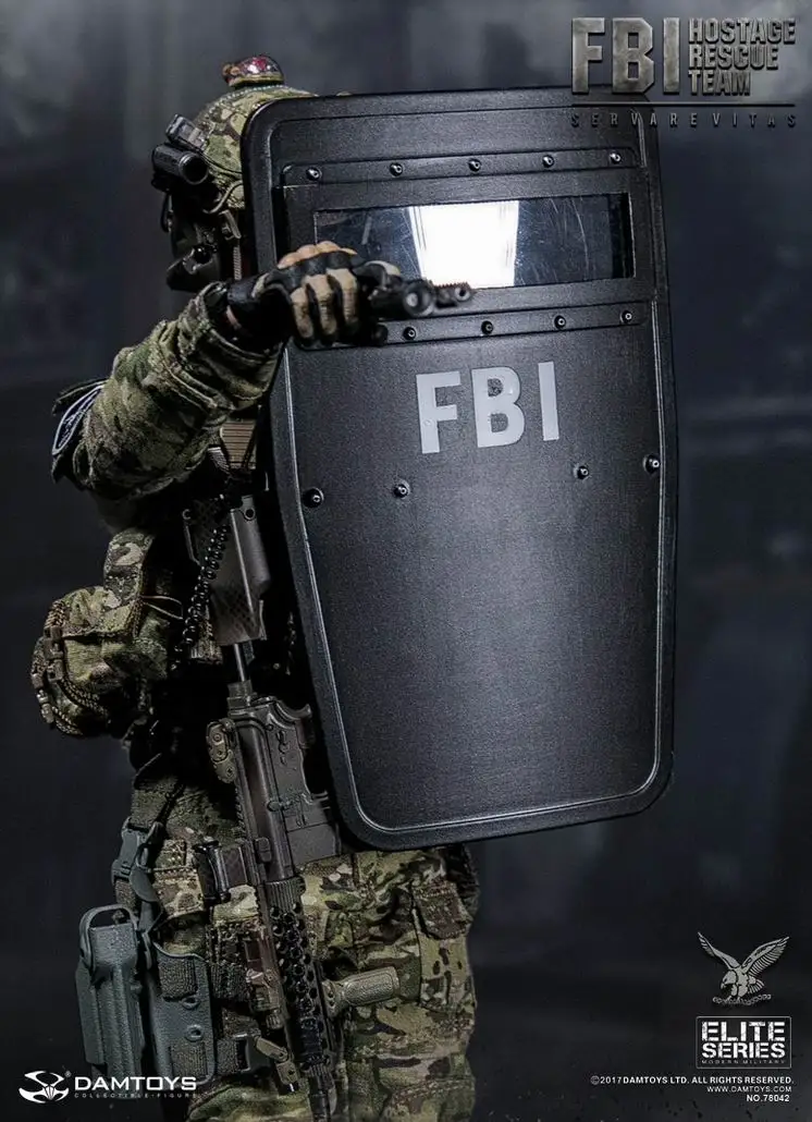 DAMTOYS-figuras de acción movibles para coleccionistas, Set completo de DAMTOYS DAM 1/6 del FBI HRT, Detective, equipo de rescate de retenes, Servarevitas, 78042