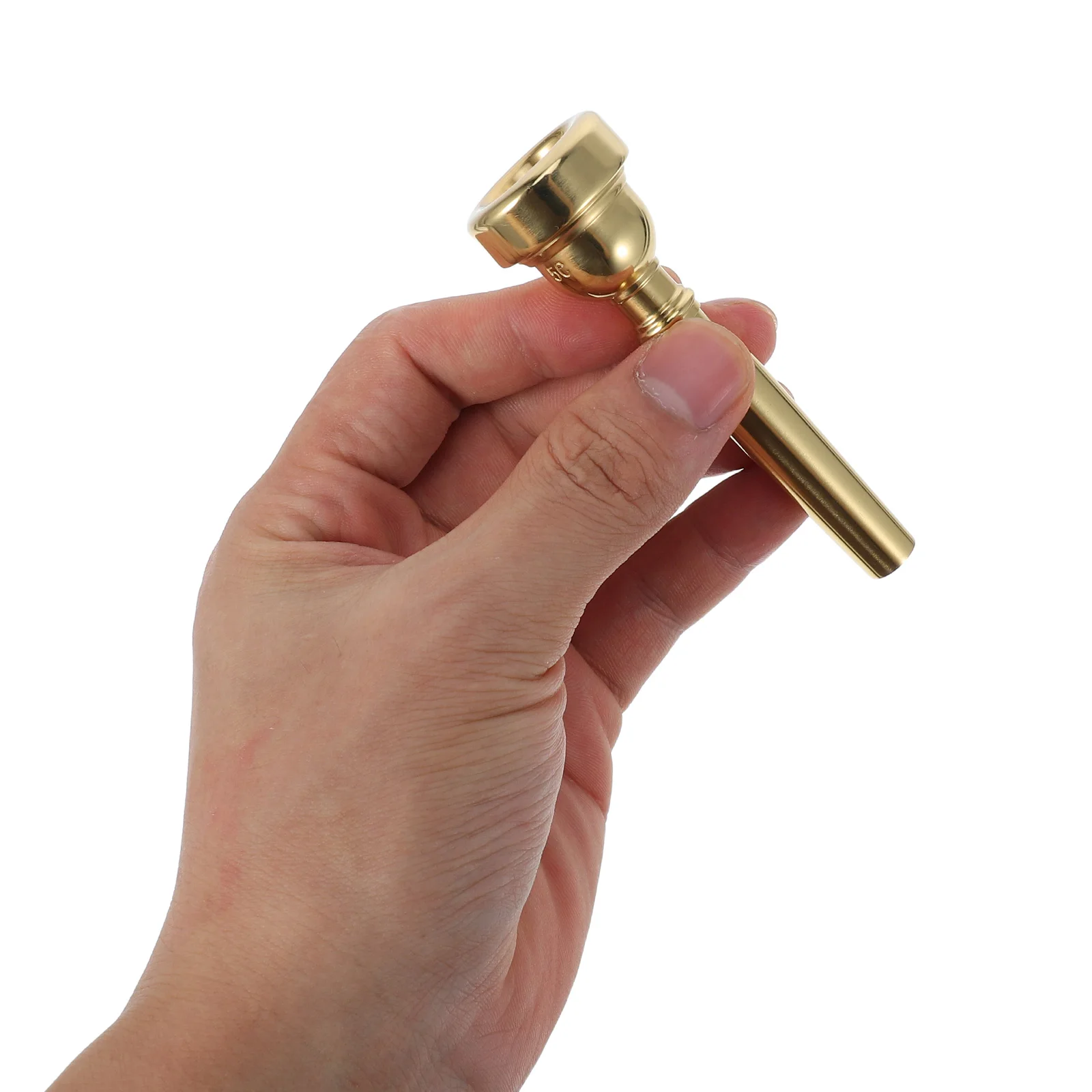

2pcs Brass Trumpet Mouthpiece Smooth Surface Rust Resistance Beginner Professional Metal Accessories trumpet replacement parts