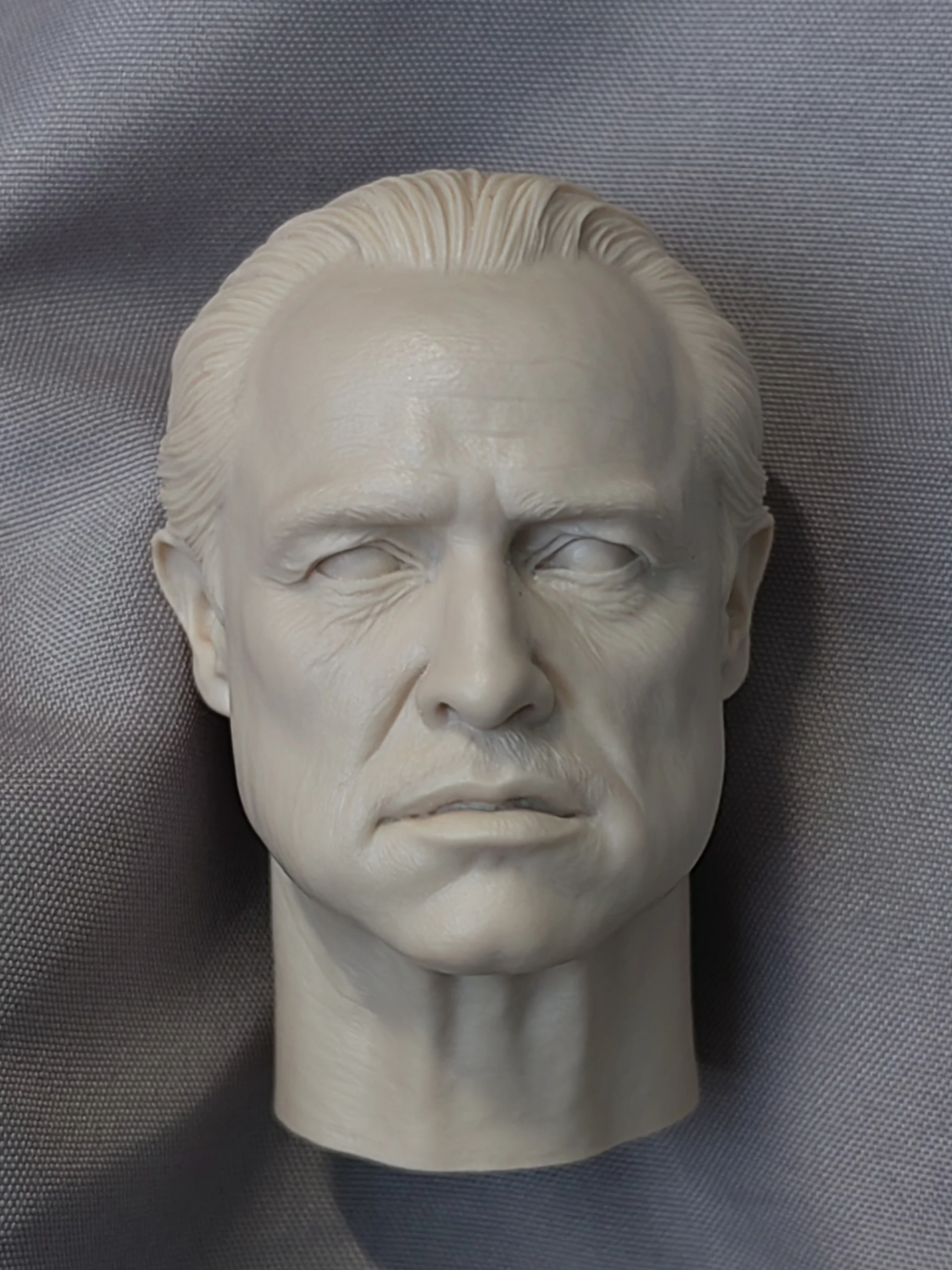 1/6 Die-Cast Resin Model Assembly Kit ( Godfather ) Head Sculpture Model Toy (55mm) Unpainted