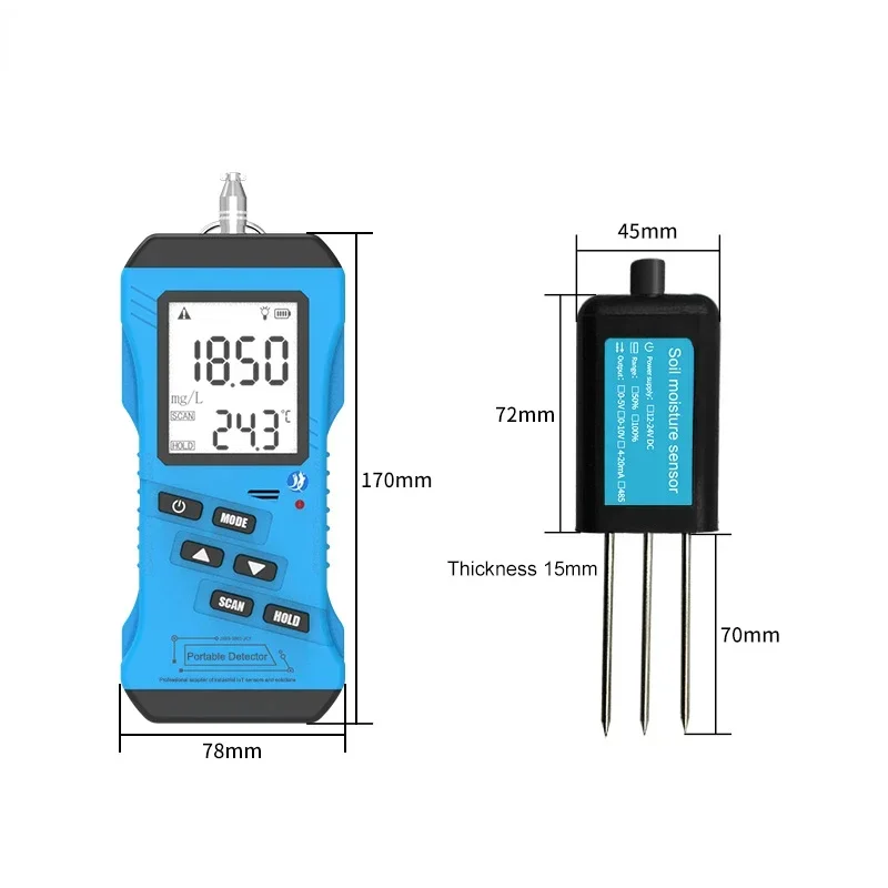 المبيعات الساخنة كشف الوقت الحقيقي محلل PH التربة للتربة / الزهور / المروج / الخضروات #3
