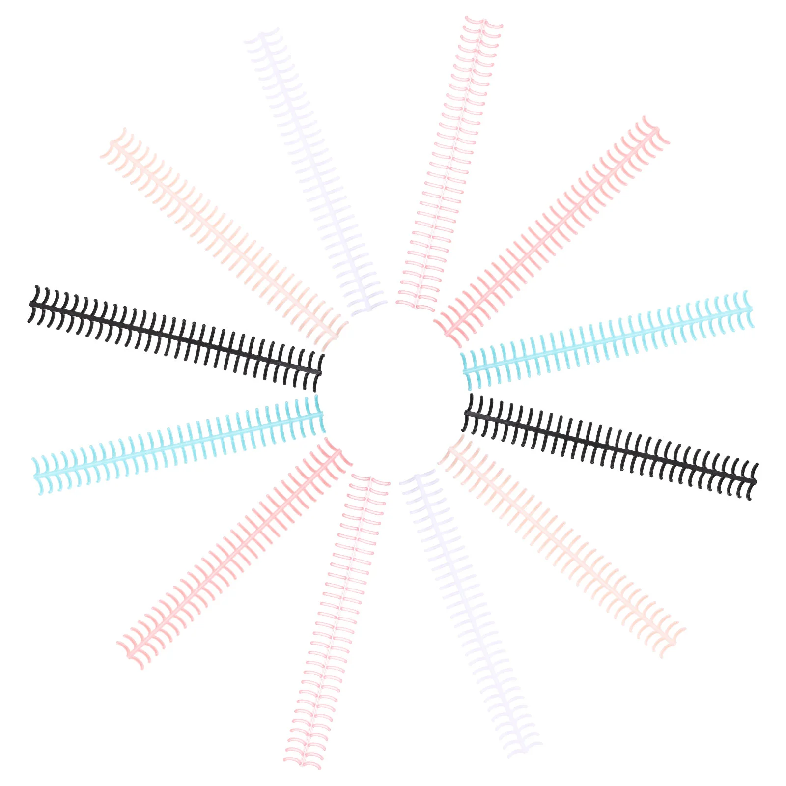 11 шт. пластиковые отрывные спиральные переплеты, петли для тетрадей, спирали для переплета, тетради