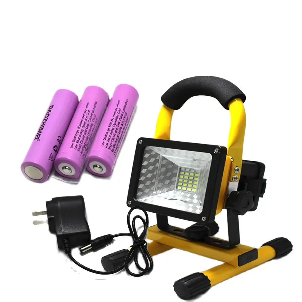 

Waterproof IP65 24LED 3 Modes 30W LED Flood light Portable SpotLights Rechargeable Outdoor LED Work Emergency light