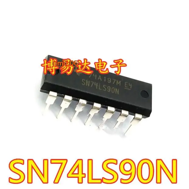 10pieces Original stock   74LS90 HD74LS90P SN74LS90N  DIP-14