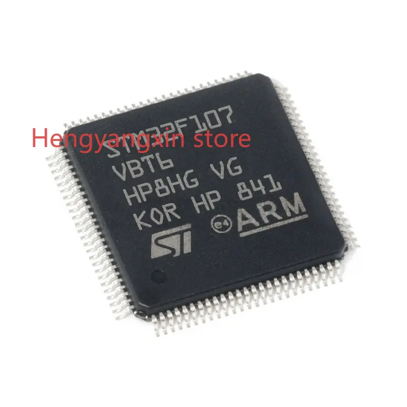 

5 PCS STM32F107VBT6 , LQFP100 ,32BIT ARM Microcontrollers - MCU，128KB FLASH 100LQFP， New Original