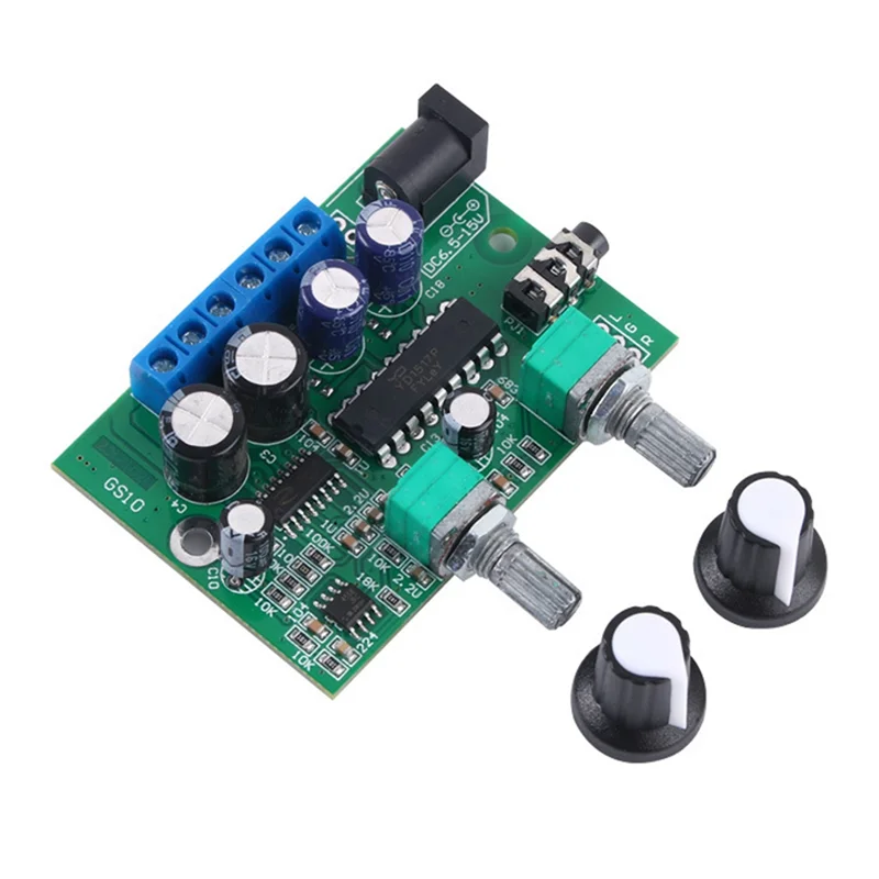 Leading-2.1 Channel Class D Hifi Power Amplifier Board 25W+6W+6W Sound Amp Volume Control For Speaker Subwoofer Home Theater
