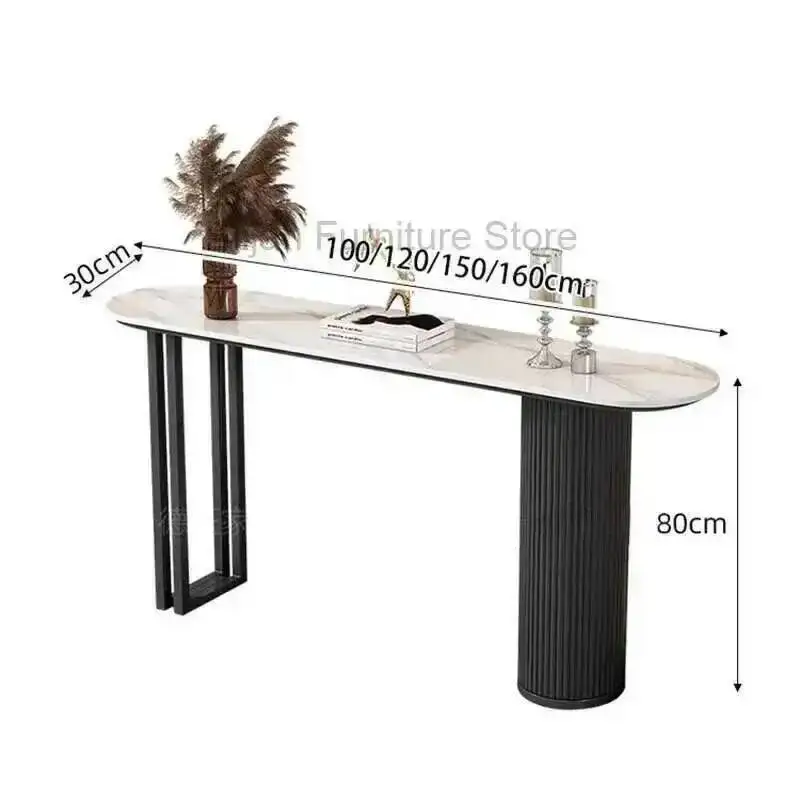 

Midcentry Console Table Modern Metal Entry Nordic Hallway Console Table Luxury Entrance Tisch Wohnzimer Living Room Furniture