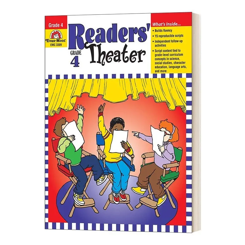 

Evan-Moor Readers' Theater, Grade 4 Workbook,aged 8 9 10 11 12, English book 9781557998934