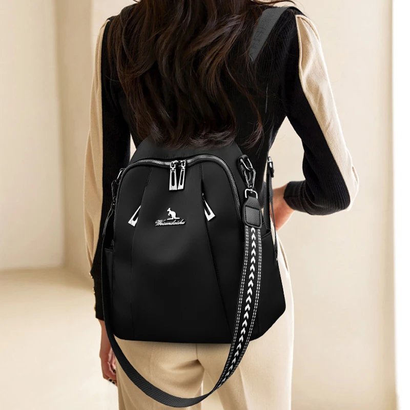 Fashionable And High Quality Nylon Cloth Backpack Large Capacity Travel Girl Backpacks Luxurious Women\'s Designer Brand Mochilas