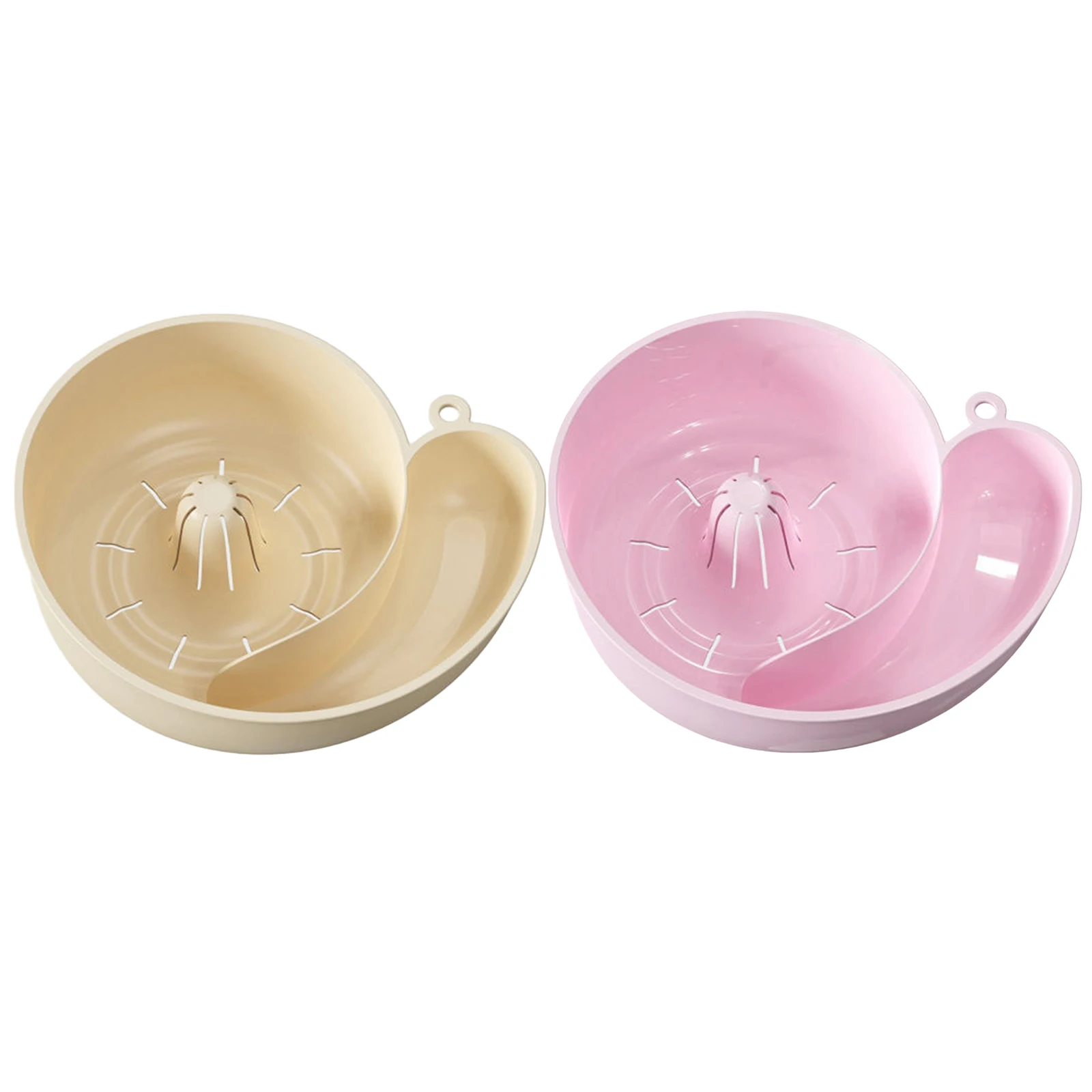 Escurridor de frutas con forma de caracol, cuenco para lavar frutas y verduras, suministros de cocina para lavar verduras y frutas