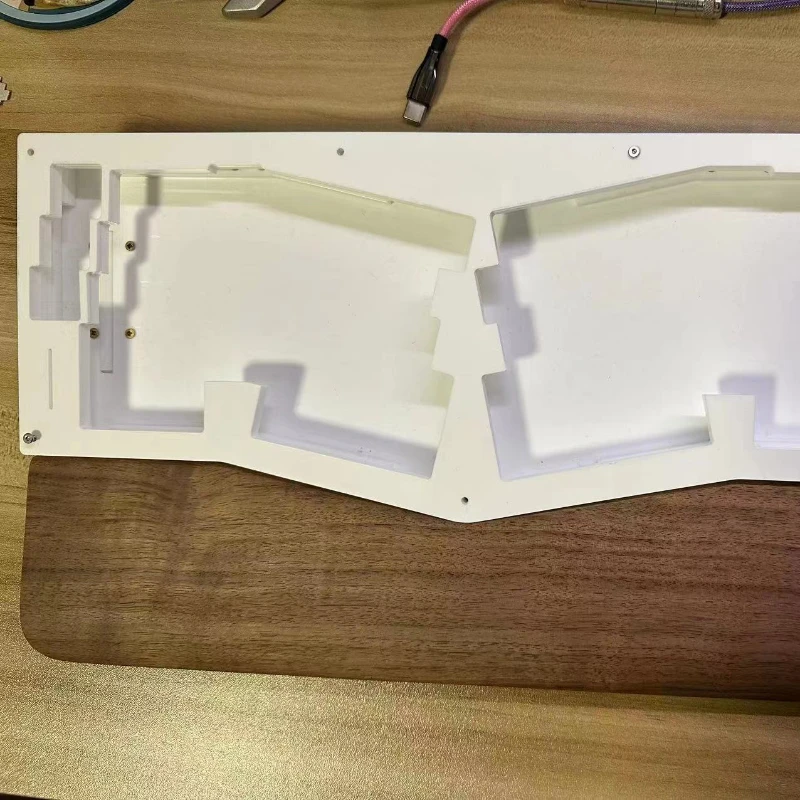 Imagem -02 - Mifuny-descanso de Mão Especial para Teclado Mecânico Descanso de Mão Ergonômico Feito de Folha de Acrílico Mola Adequado para Alice