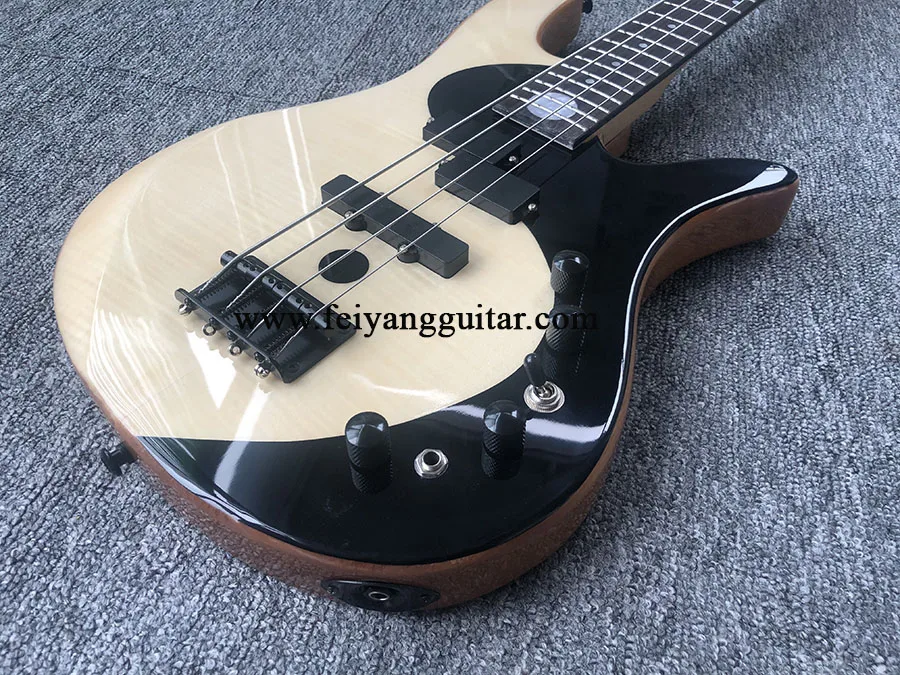 Electric Bass Guitar with 24 Frets,  4 String ,High Quality Electric Bass Guitar，Providing Customized Service,free shipping