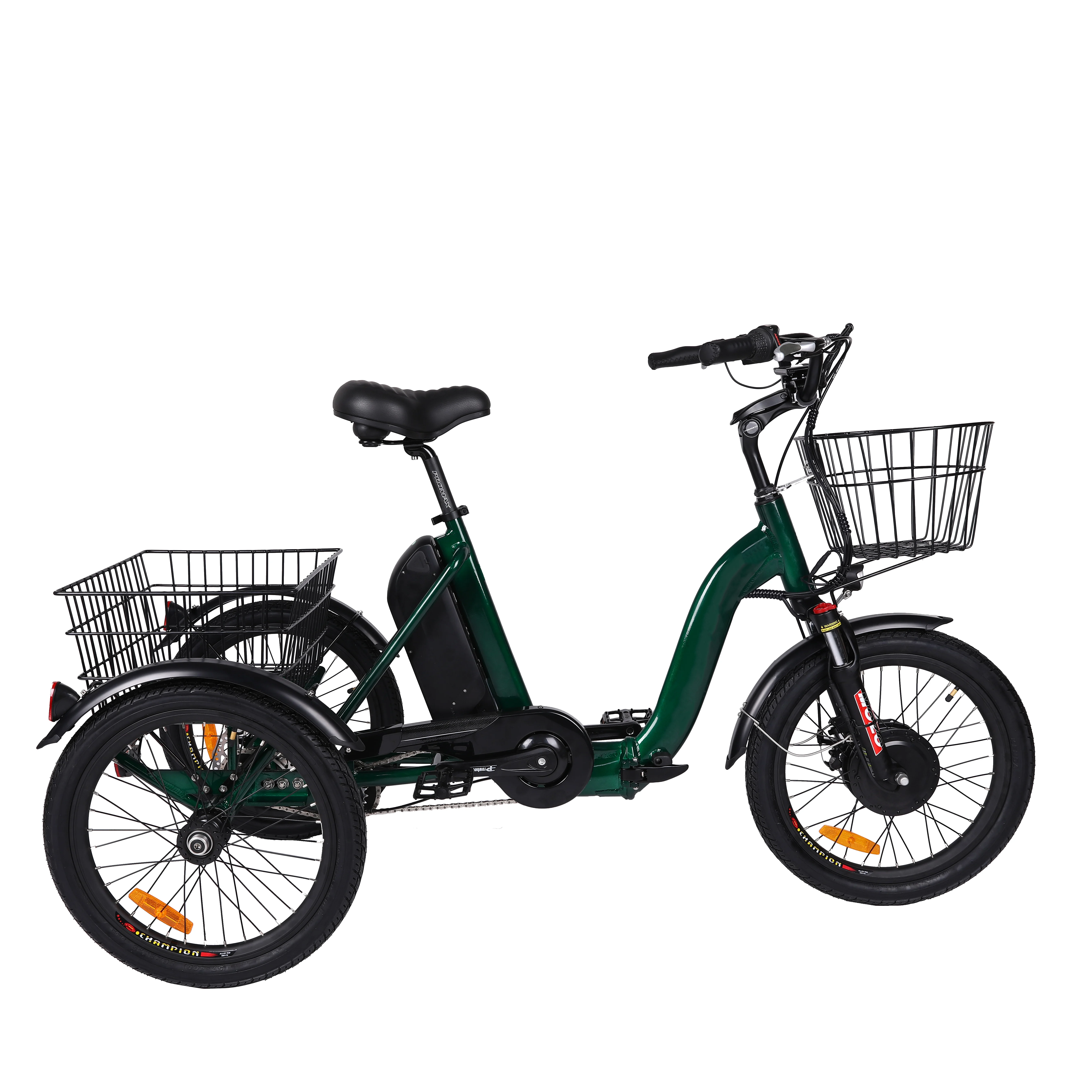 3 wheel folding electric bike city road electric tricycle mini foldable cargo trike