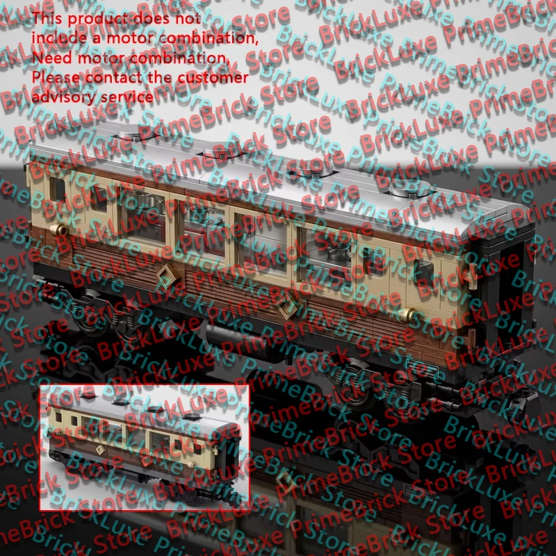 QWERT City Car Model MOC Building Bricks Retro Passenger Wagon Assembly Modular Technology Children Holiday Gifts Assemble Toys