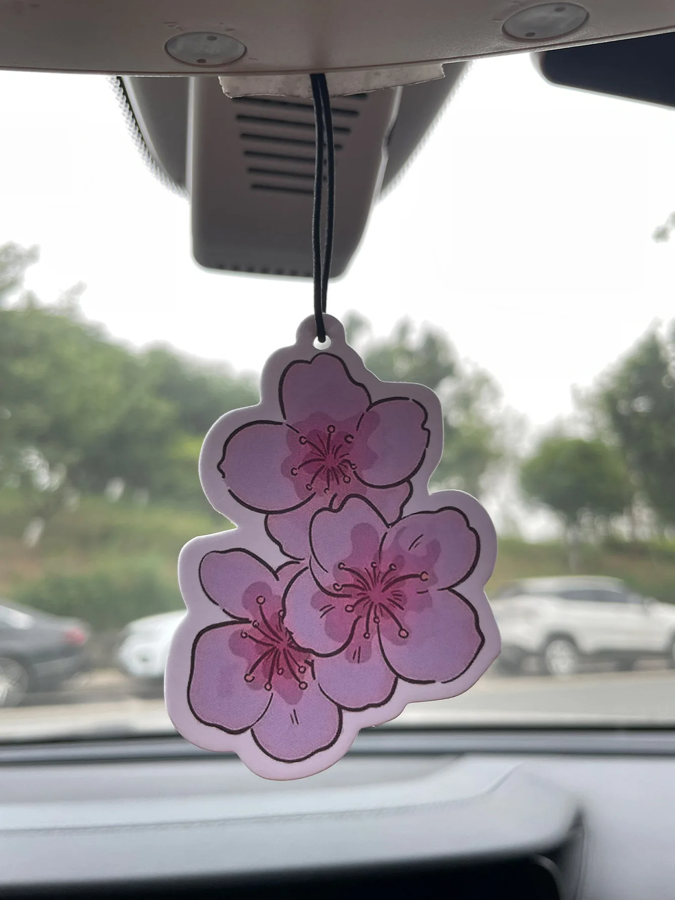 Sakura/Freesia Fresh Scent Five-Star Neutral Car Perfume and Non-Toxic Air Freshener |   Natural Essential Oils and Aromatherapy Scent Tablets (Noroili/Grapefruit/Cedar) |   Hanging Type and Dual-Purpose with Vent Clip |   Long-Lasting Fragrance for 60-90 Days |   Deodorize and Purify the Air |   Suitable for Use in Cars, Homes, Wardrobes, and Bathrooms. |   Same Fragrance as the One Sold in the Store
