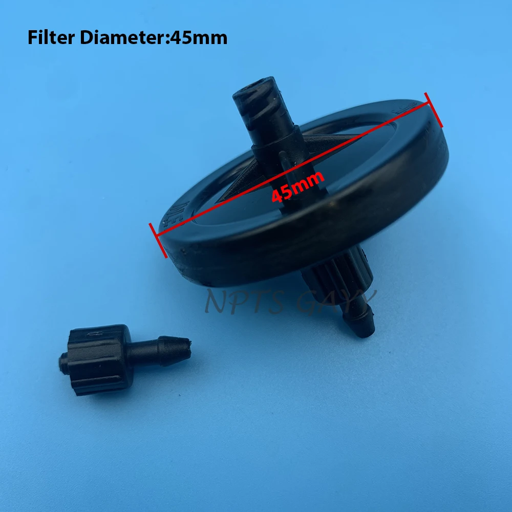 For Inkjet Printer Flora 45MM UV Ink Filter Black For Spectra Polaris 512 Ricoh Gen4 Gen5 Xaar Printhead 10um UV C Shape Filter