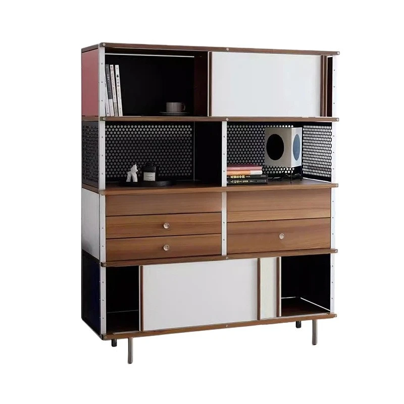 

TV cabinet, module combination Nordic medieval stainless steel ins storage