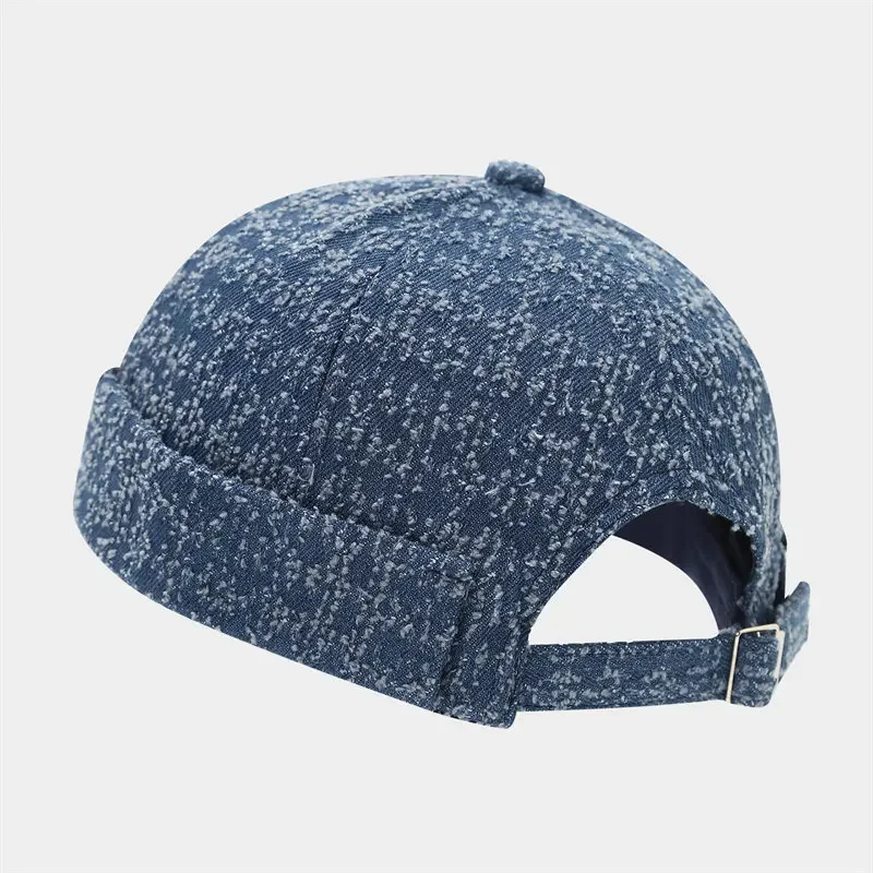 Spring Summer Cotton Print Docker Cap Brimless Hat Beanie Hats Landlord Sailor Cap Men and Women 223