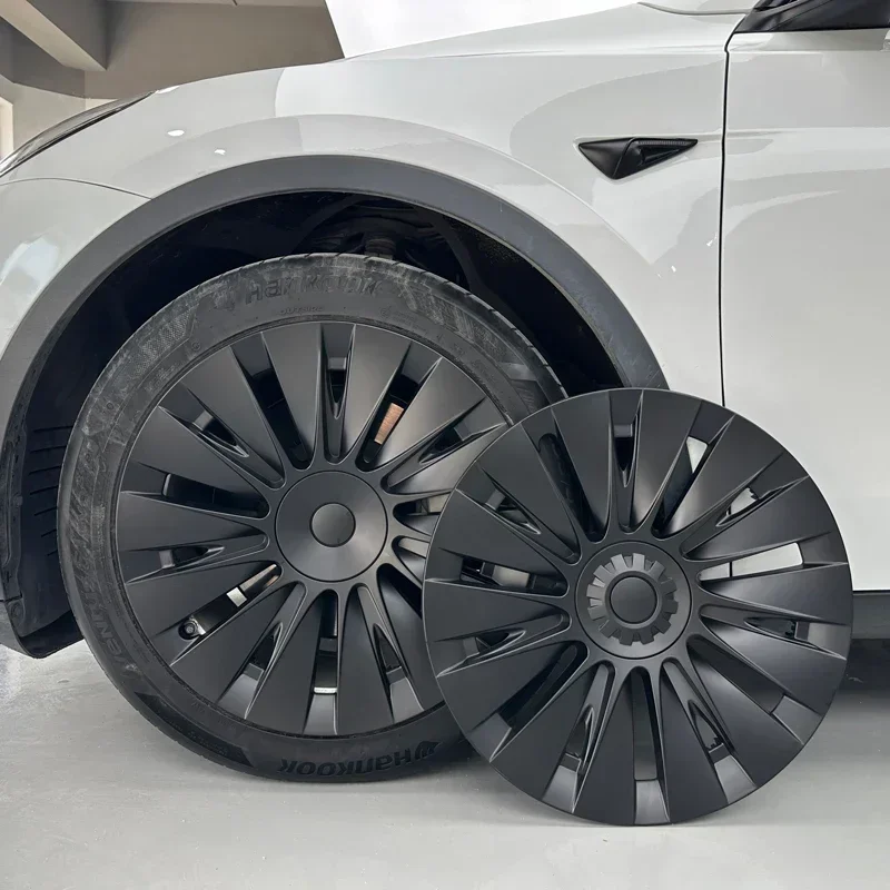 4PCS  for Tesla Model Y 19 Inch Hubcap Car Replacement Performance Automobile Wheel Cover Full Rim Caps Accessories 2018-2024