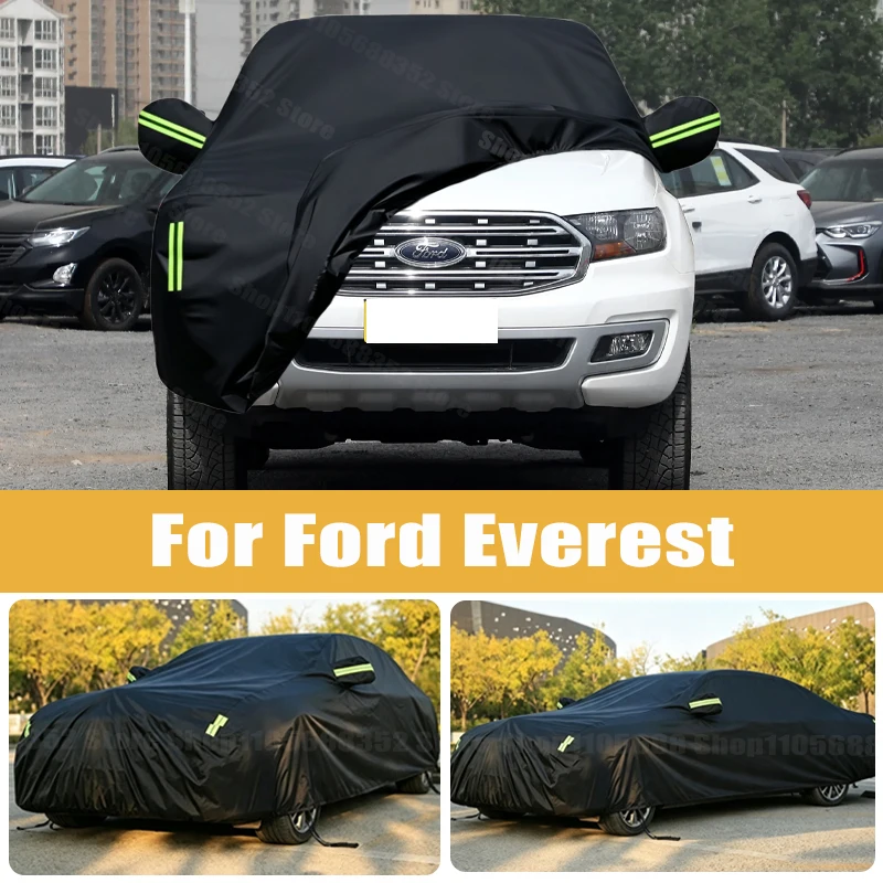 Car Cover Outdoor Protection Full Exterior Snow Cover Sunshade Dustproof Protection Cover Universal For Ford Everest