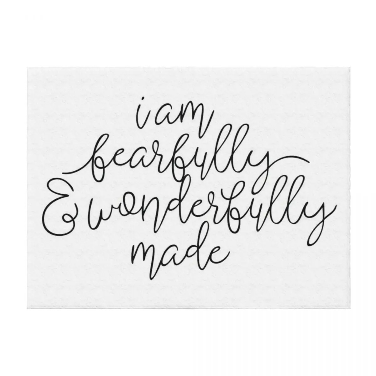 

I am fearfully and wonderfully made Throw Blanket Soft Plaid Shaggy Decorative Throw Travel Blankets
