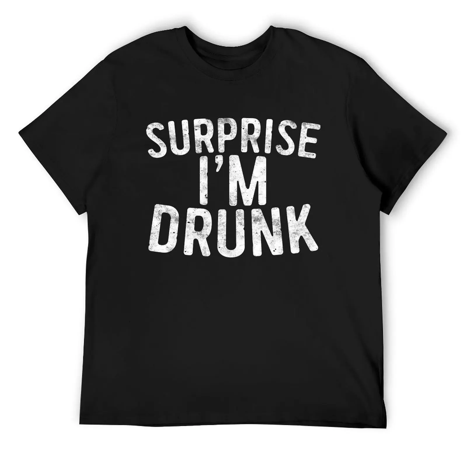 

Surprise I'm Drunk T-Shirt affliction shirts T-shirts man rapper graphic tees summer clothes Men's clothing