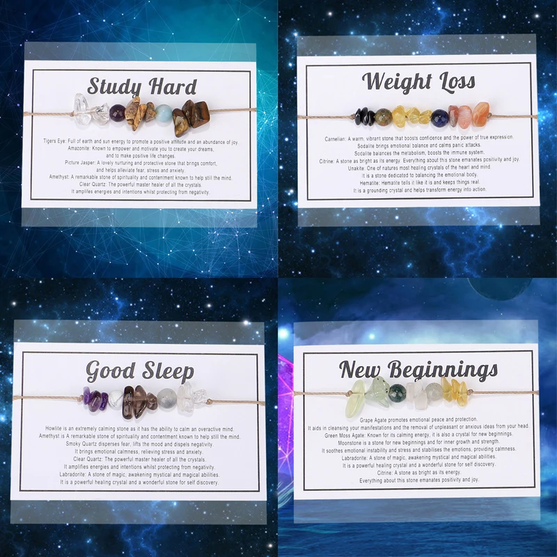 

Irregular Natural Stone Beaded Bracelet For Women Men Handmade Beads Adjustable Bracelets Weight Loss Good Sleep Charm Jewelry