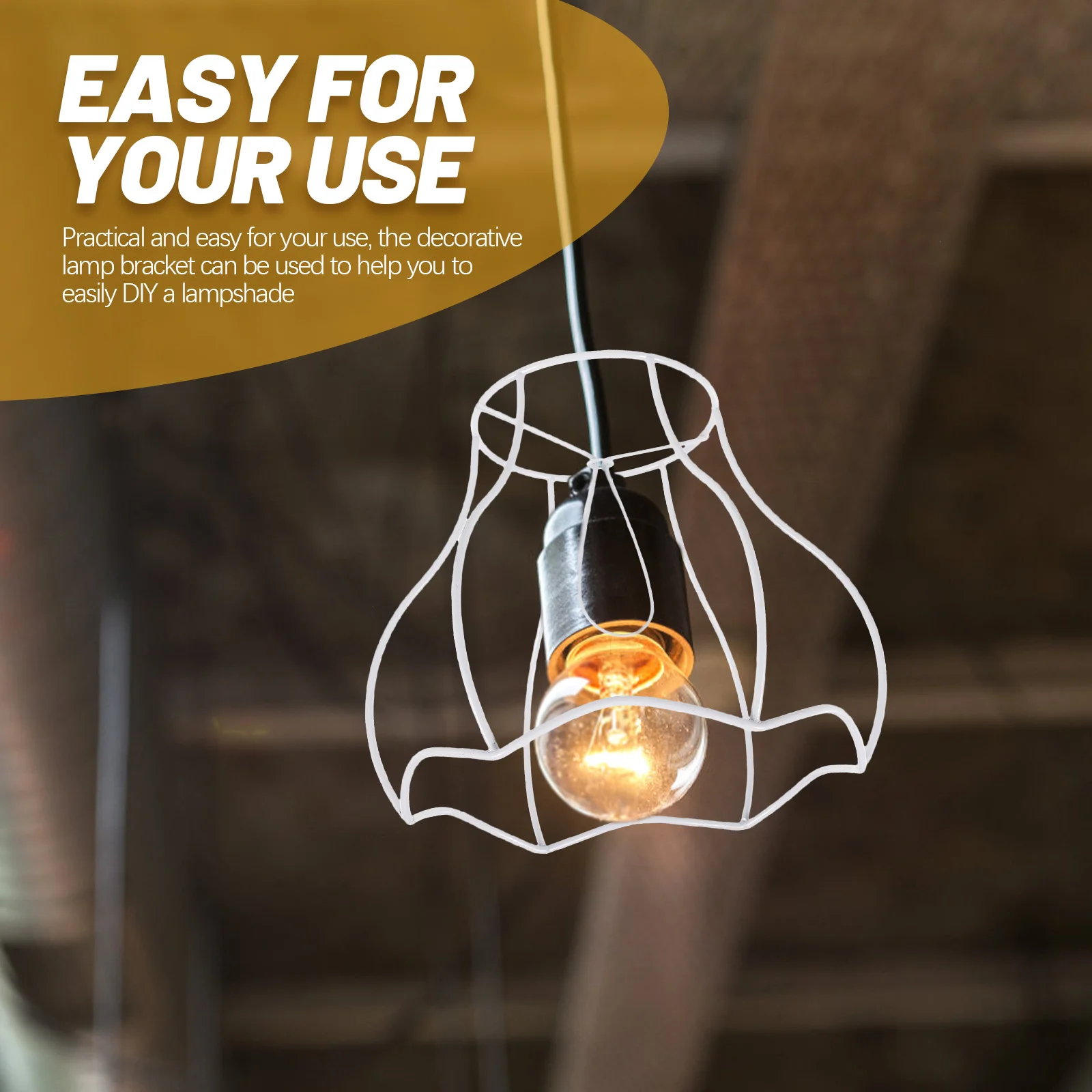 

Iron Lampshade Frame Table Lamp Diy Material Holder For Desk Lights Lampshade Making Frame Light