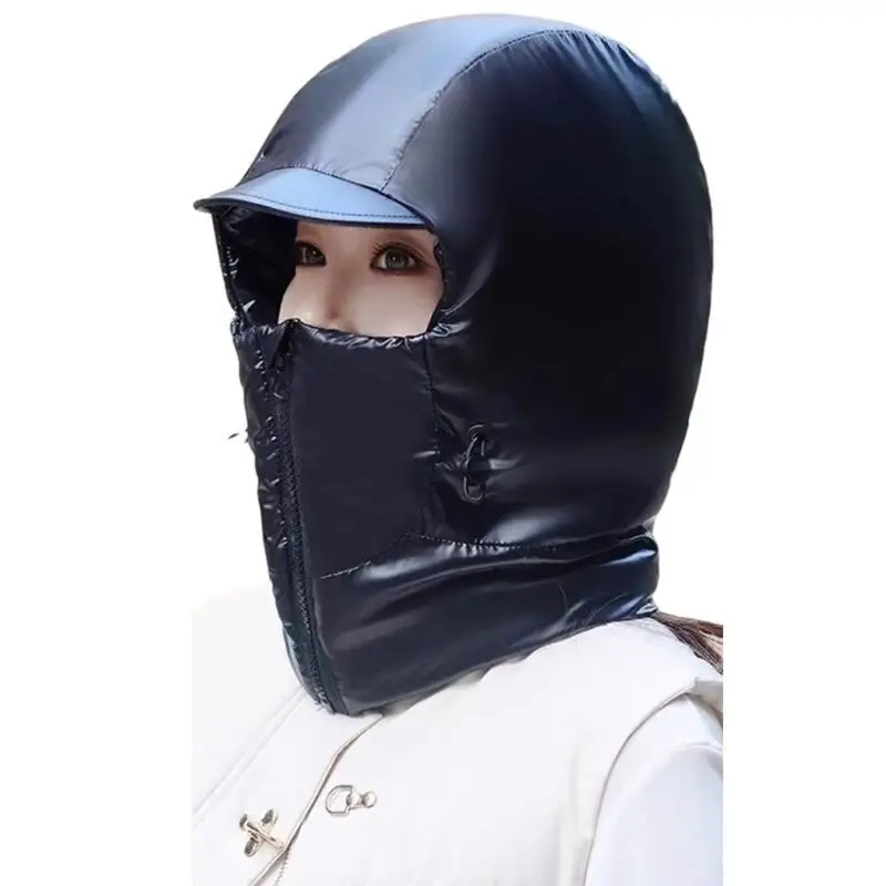 Gorro bombardero 652F para hombre, orejeras, gorro cazador cálido para esquiar, andar en monopatín, pasamontañas grueso a